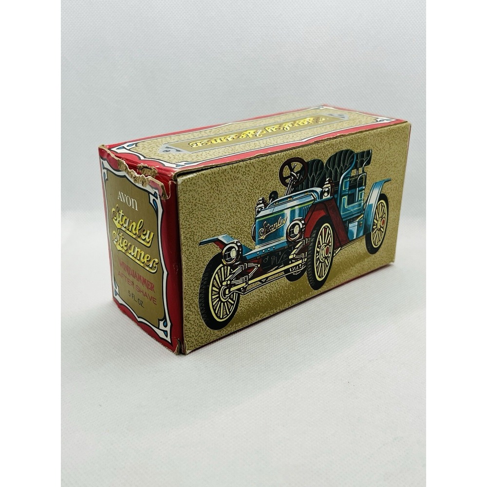 Avon Stanley Steamer Decanter FULL w/Box‎ Windjammer After Shave 5 oz. - Picture 3 of 7